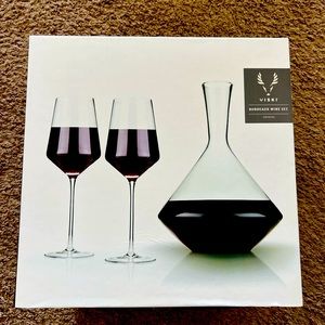 Viski Bordeaux Crystal Wine Set